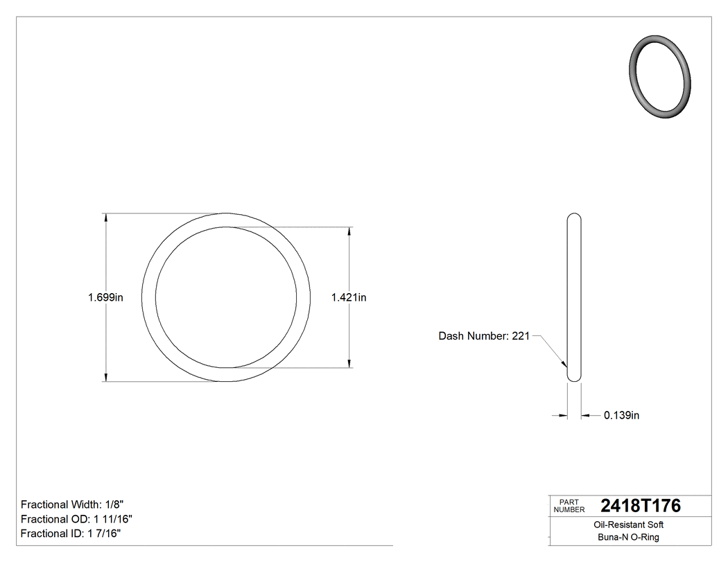 Technical drawing - 2418T176